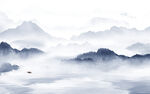 最 新山水背景画 tif分层