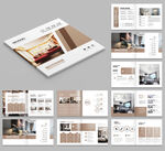 正方形全屋定制画册模板