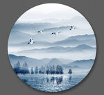 山水背景