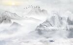 新中式背景墙