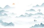 人气 意境画山水 TIF分层图