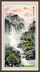 山水画玄关