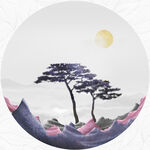 客厅书房风景山水 装饰画