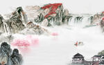 人气客厅新山水画 TIF分层