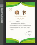 聘书模板