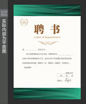 聘书证书 