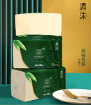 深绿色纸抽