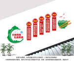 食堂楼道标语