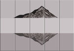 指纹 山  水墨  硬包