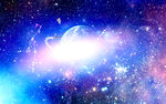 紫色星空