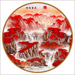 鸿运当头装饰画