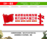 职业教育文化墙
