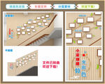 楼道风采文化墙 