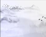 水墨   山水 小鸟 鹿 