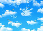 蓝天白云