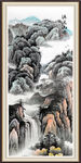 八方聚财山水