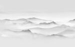 现代灰色山水 TIF分层