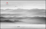 新中式山水画 