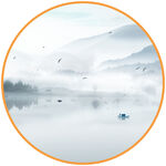 水墨山水画