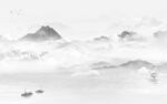 中式 最新灰色山水 TIF分层