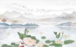新中式电视背景墙