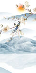 花鸟 玄关山水 TIF分层画 