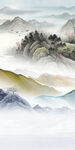 高档最新玄关山水 TIF分层