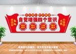 四个意识文化墙
