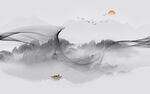 水墨山水画