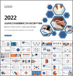 商务风年终总结汇报PPT模板