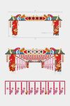 新年2022春节龙门架新春拱门