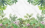 热带植物背景