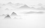客厅背景墙灰山水 TIF分层