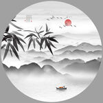 山水 