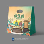 绿豆糕外卖纸袋