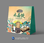 水晶饺外卖纸袋包装