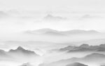客厅 山水电视背景 tif分层