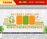 和谐社区文化墙