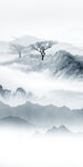 大气 背景玄关山水 TIF分层