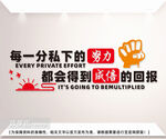 励志标语企业文化墙