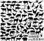 动物剪影