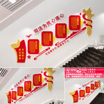 司法楼道文化墙