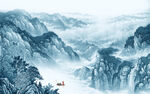 新品高端山水画 TIF分层图