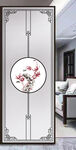高清分层透明底屏风玻璃打印图