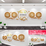 中式食堂文化墙