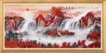 高山流水国画