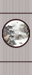 高清分层透明底玄关玻璃打印图
