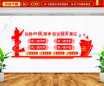 四铁精神文化墙