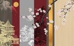 新中式背景墙