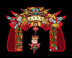虎年门头